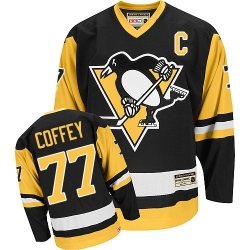 Paul Coffey CCM Pittsburgh Penguins Authentic Black Throwback NHL Jersey