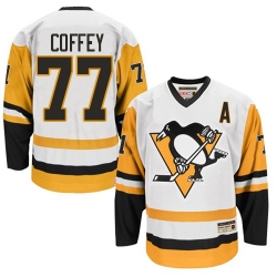 Paul Coffey CCM Pittsburgh Penguins Authentic White Throwback NHL Jersey