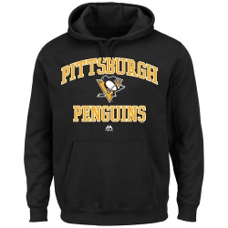 NHL Pittsburgh Penguins Majestic Heart & Soul Hoodie - Black