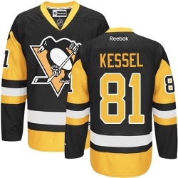 Phil Kessel Youth Reebok Pittsburgh Penguins Authentic Gold Black/ Third NHL Jersey