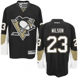 Scott Wilson Reebok Pittsburgh Penguins Premier Black Home Jersey