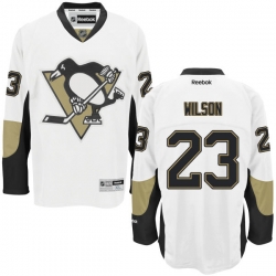 Scott Wilson Reebok Pittsburgh Penguins Authentic White Away Jersey