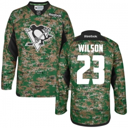 Scott Wilson Reebok Pittsburgh Penguins Authentic Camo Digital Veteran's Day Jersey