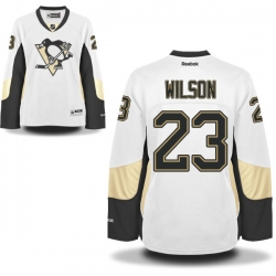 Scott Wilson Women's Reebok Pittsburgh Penguins Authentic White Away Jersey