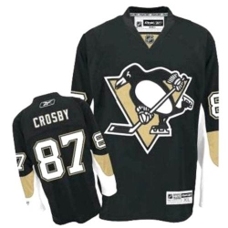 Sidney Crosby Reebok Pittsburgh Penguins Premier Black Home NHL Jersey