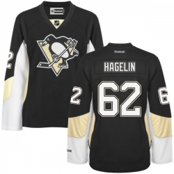 Carl Hagelin Women's Reebok Pittsburgh Penguins Premier Black Home Jersey