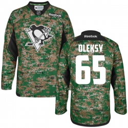 Steven Oleksy Reebok Pittsburgh Penguins Authentic Camo Digital Veteran's Day Jersey