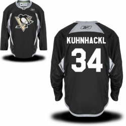 Tom Kuhnhackl Reebok Pittsburgh Penguins Premier Black Alternate Jersey