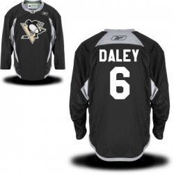Trevor Daley Reebok Pittsburgh Penguins Authentic Black Alternate Jersey