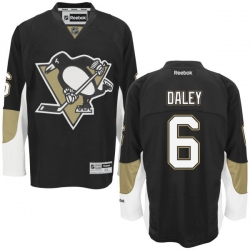 Trevor Daley Youth Reebok Pittsburgh Penguins Premier Black Home Jersey