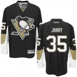 Tristan Jarry Reebok Pittsburgh Penguins Premier Black Home Jersey