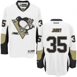 Tristan Jarry Reebok Pittsburgh Penguins Premier White Away Jersey