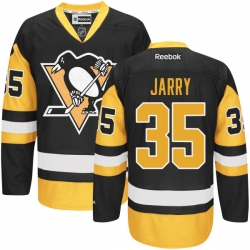 Tristan Jarry Reebok Pittsburgh Penguins Premier Black Alternate Jersey