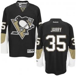 Tristan Jarry Reebok Pittsburgh Penguins Authentic Black Home Jersey