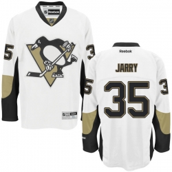 Tristan Jarry Reebok Pittsburgh Penguins Authentic White Away Jersey
