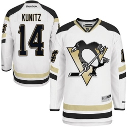 Chris Kunitz Reebok Pittsburgh Penguins Authentic White 2014 Stadium Series NHL Jersey