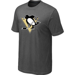 NHL Pittsburgh Penguins Big & Tall Logo T-Shirt - Dark Grey