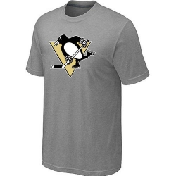 NHL Pittsburgh Penguins Big & Tall Logo T-Shirt - Grey