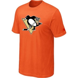 NHL Pittsburgh Penguins Big & Tall Logo T-Shirt - Orange