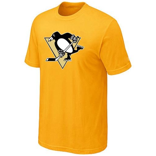 NHL Pittsburgh Penguins Big & Tall Logo T-Shirt - Yellow