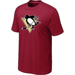 NHL Pittsburgh Penguins Big & Tall Logo T-Shirt - Red