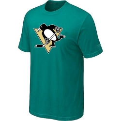 NHL Pittsburgh Penguins Big & Tall Logo T-Shirt - Aque Green