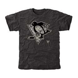 NHL Pittsburgh Penguins Black Rink Warrior Tri-Blend T-Shirt