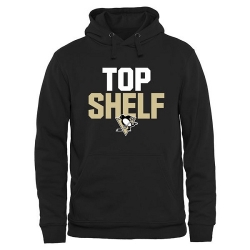 NHL Pittsburgh Penguins Top Shelf Pullover Hoodie - Black