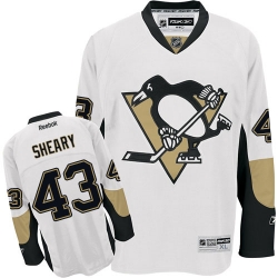 Conor Sheary Reebok Pittsburgh Penguins Authentic White Away NHL Jersey
