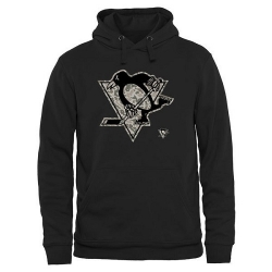 NHL Pittsburgh Penguins Black Rink Warrior Pullover Hoodie
