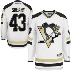 Conor Sheary Reebok Pittsburgh Penguins Premier White 2014 Stadium Series NHL Jersey