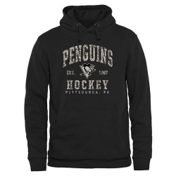 NHL Pittsburgh Penguins Black Camo Stack Pullover Hoodie