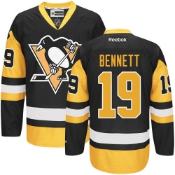 Beau Bennett Reebok Pittsburgh Penguins Authentic Gold Black/ Third NHL Jersey