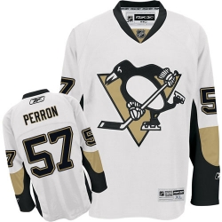 David Perron Reebok Pittsburgh Penguins Premier White Away NHL Jersey