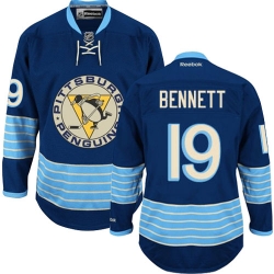Beau Bennett Reebok Pittsburgh Penguins Authentic Navy Blue Third Vintage NHL Jersey