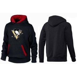 NHL Pittsburgh Penguins Big & Tall Logo Pullover Hoodie - Black/Red
