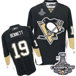 Beau Bennett Reebok Pittsburgh Penguins Premier Black Home 2016 Stanley Cup Champions NHL Jersey