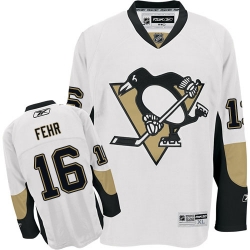 Eric Fehr Reebok Pittsburgh Penguins Premier White Away NHL Jersey