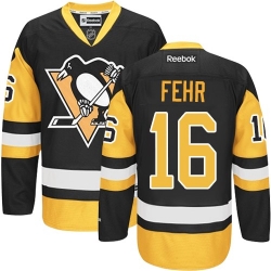 Eric Fehr Reebok Pittsburgh Penguins Authentic Gold Black/ Third NHL Jersey