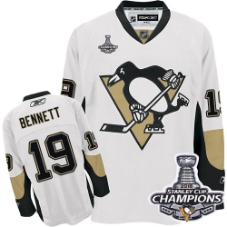 Beau Bennett Reebok Pittsburgh Penguins Authentic White Away 2016 Stanley Cup Champions NHL Jersey