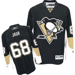 Jaromir Jagr Reebok Pittsburgh Penguins Authentic Black Home NHL Jersey