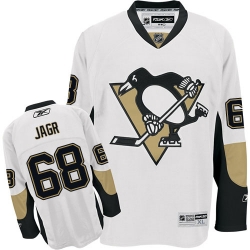 Jaromir Jagr Reebok Pittsburgh Penguins Premier White Away NHL Jersey