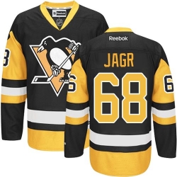 Jaromir Jagr Reebok Pittsburgh Penguins Premier Gold Black/ Third NHL Jersey