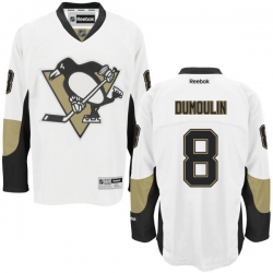 Brian Dumoulin Reebok Pittsburgh Penguins Authentic White Away Jersey