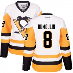 Brian Dumoulin Women's Reebok Pittsburgh Penguins Premier White Away Jersey