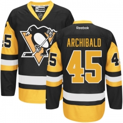 Josh Archibald Reebok Pittsburgh Penguins Premier Black Alternate Jersey