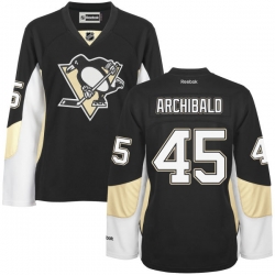 Josh Archibald Women's Reebok Pittsburgh Penguins Authentic Black Home Jersey