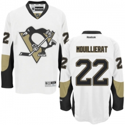 Kael Mouillierat Reebok Pittsburgh Penguins Premier White Away Jersey