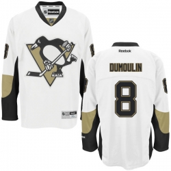 Brian Dumoulin Youth Reebok Pittsburgh Penguins Premier White Away Jersey