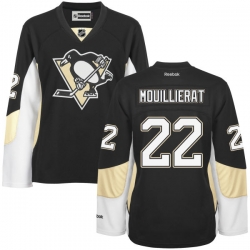 Kael Mouillierat Women's Reebok Pittsburgh Penguins Premier Black Home Jersey